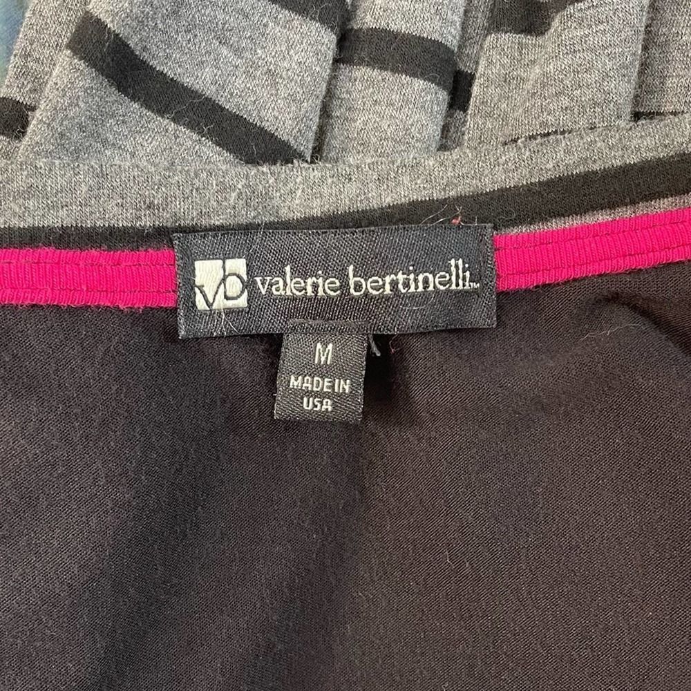 Valerie Bertinelli Striped Scoop Neck Short Sleeve Tee Medium - Picture 7 of 8